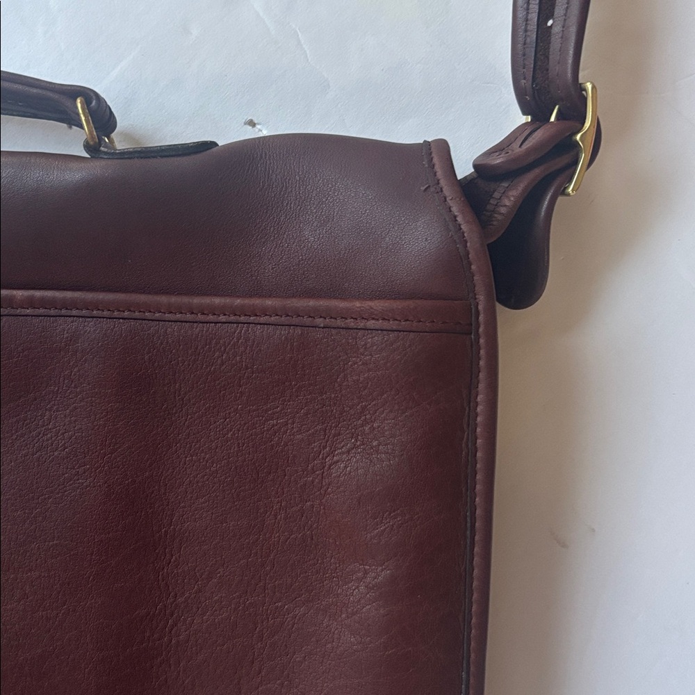 Vintage 80s 90s Coach Crossbody Messenger Satchel Briefcase Bag Office Laptop - Picture 9 of 17